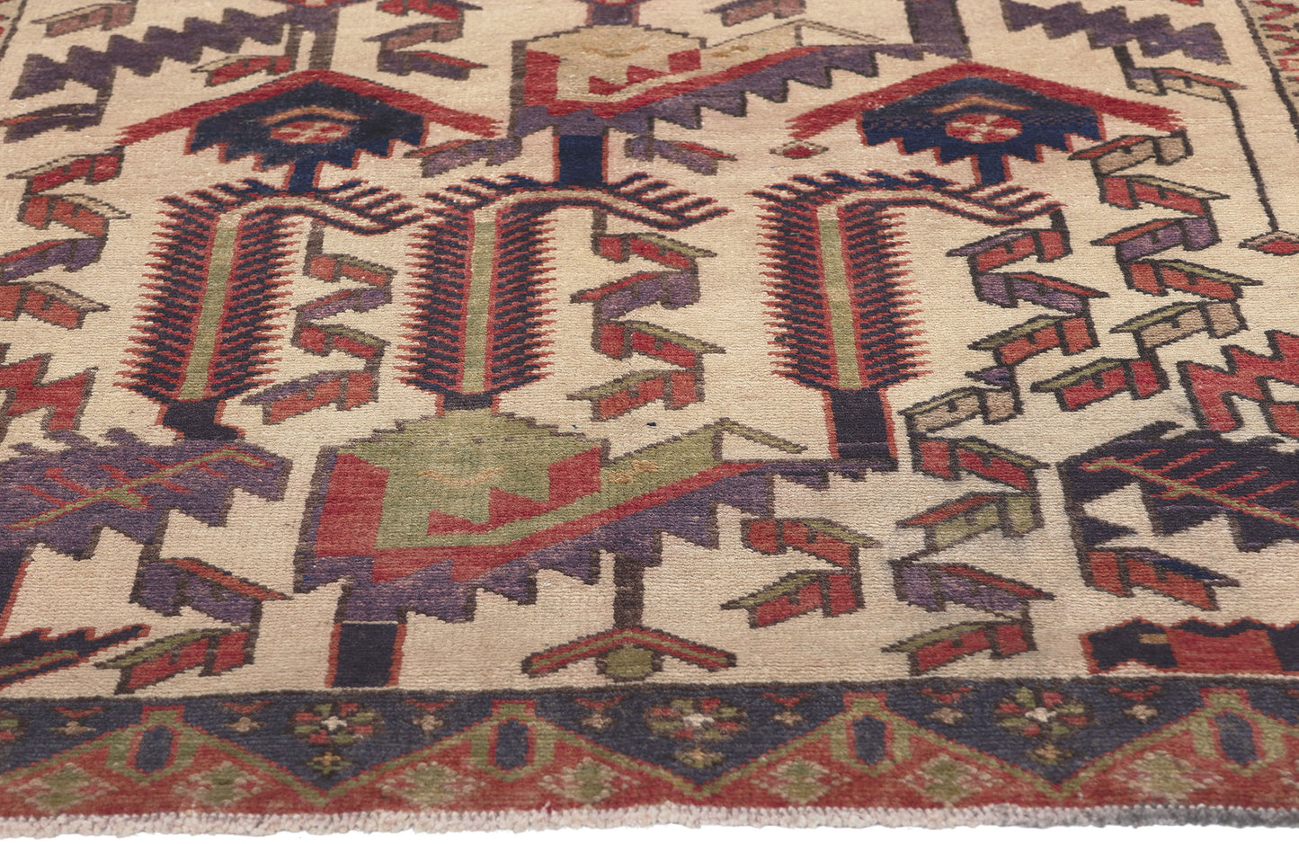 3 x 5 Vintage Persian Malayer Rug 61237