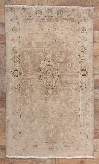 3 x 5 Vintage Persian Kashan Rug 78576