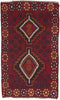3 x 5 Vintage Afghan Baluch Rug 78631
