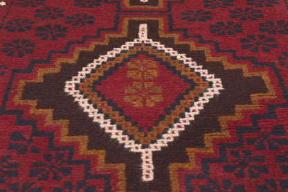 3 x 5 Vintage Afghan Baluch Rug 78631