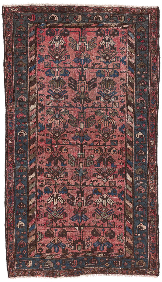 3 x 6 Antique Persian Hamadan Rug 61238