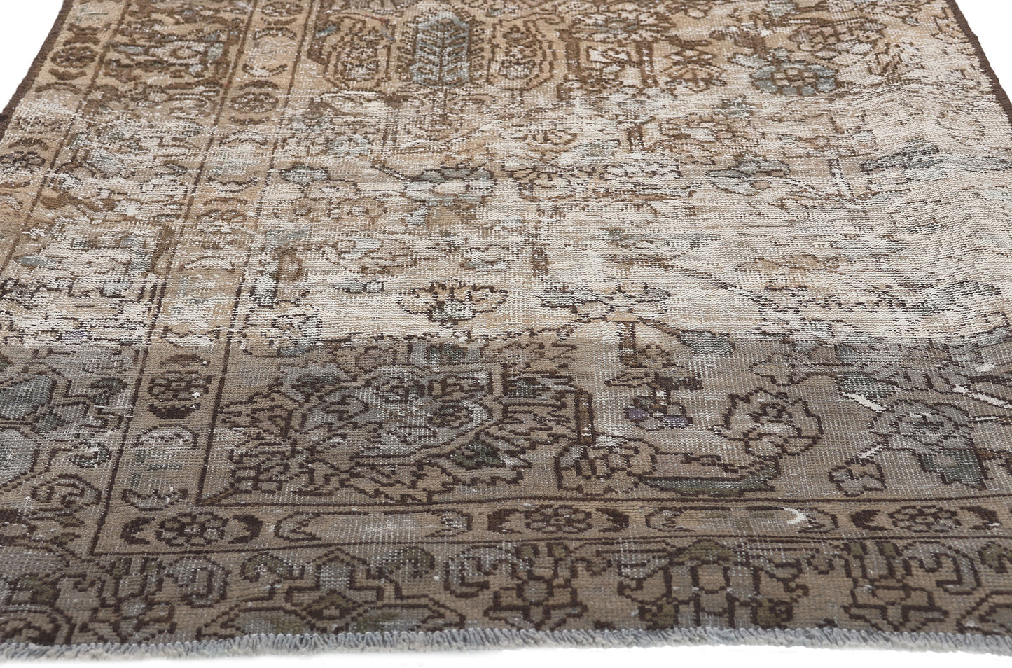 3 x 7 Antique Persian Bakhtiari Rug 78602