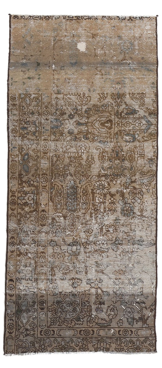 3 x 7 Antique Persian Bakhtiari Rug 78602