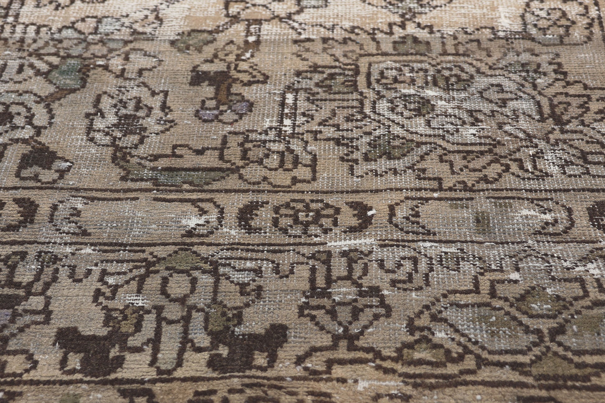 3 x 7 Antique Persian Bakhtiari Rug 78603