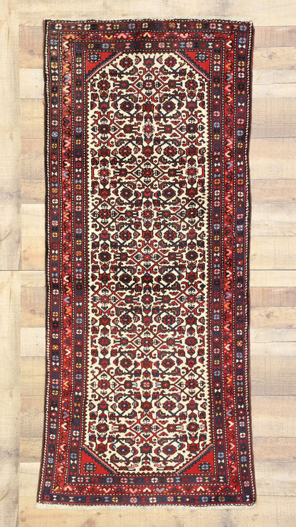 3 x 7 Vintage Persian Hamadan Rug 76264