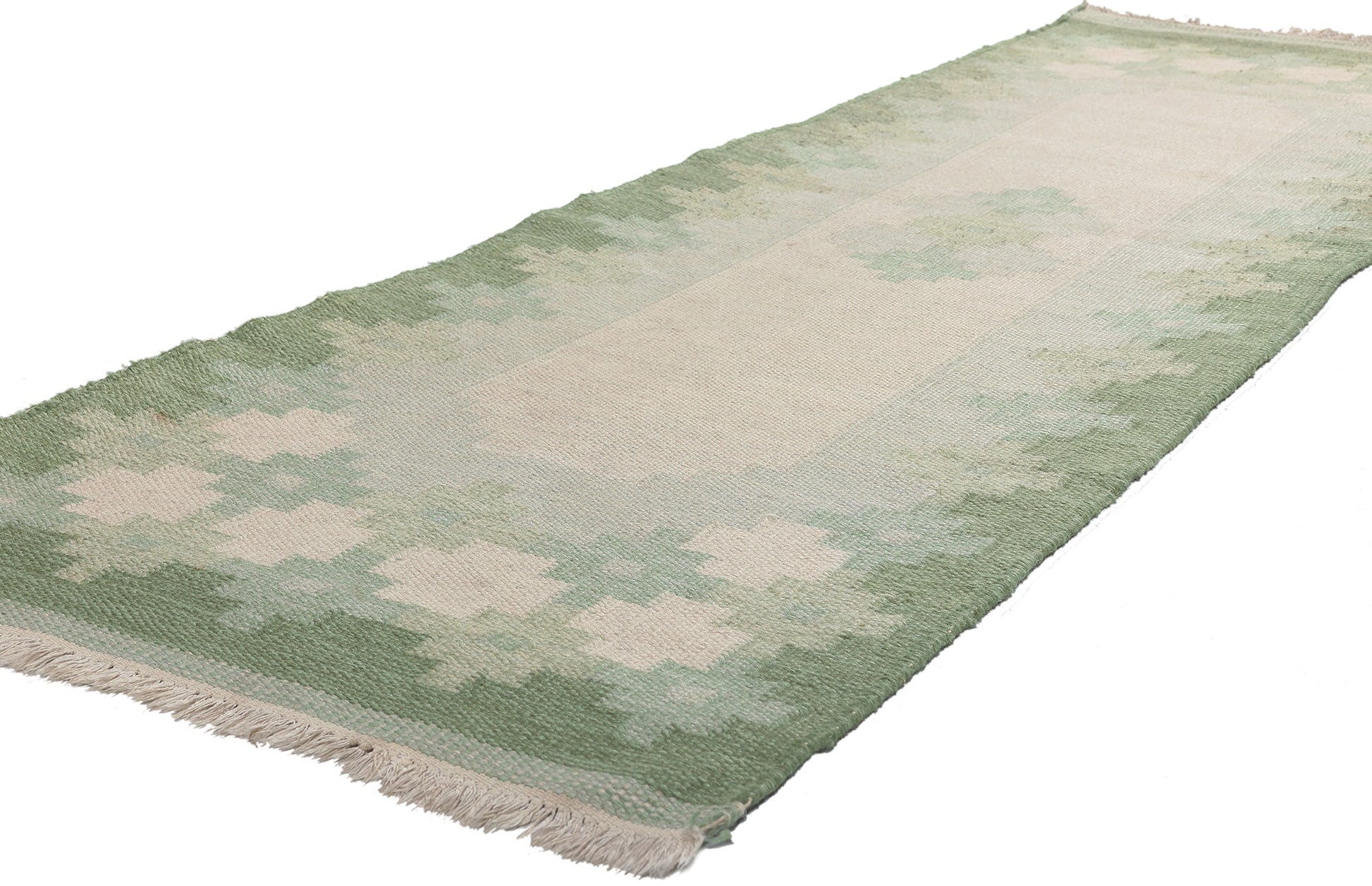 3 x 8 Vintage Finnish Flatweave Rug 78462