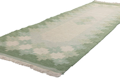 3 x 8 Vintage Finnish Flatweave Rug 78462