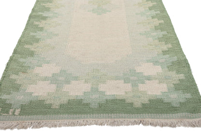 3 x 8 Vintage Finnish Flatweave Rug 78462
