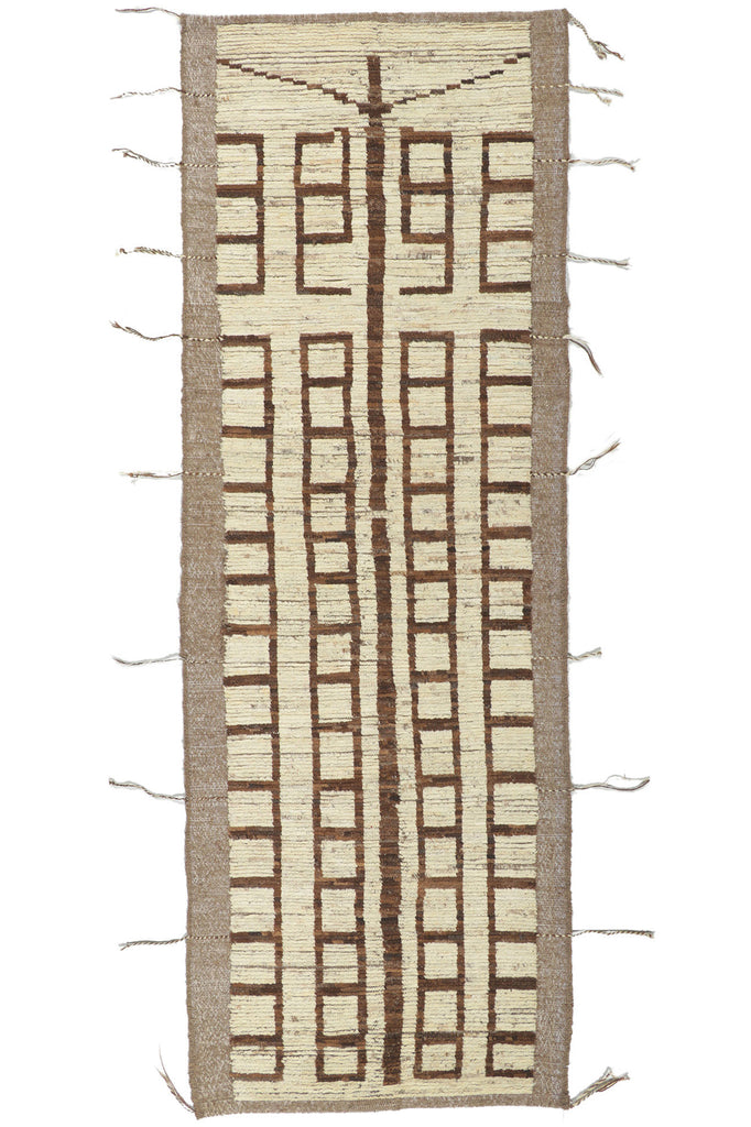 3 x 9 Earth-Tone Moroccan Runner 80766