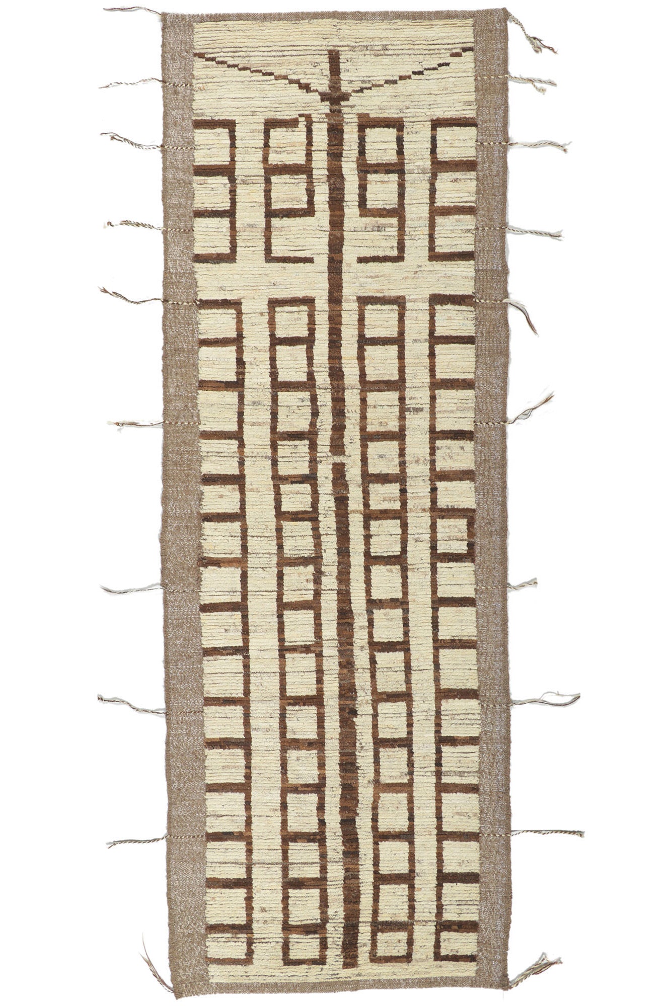 3 x 9 Earth-Tone Moroccan Runner 80766