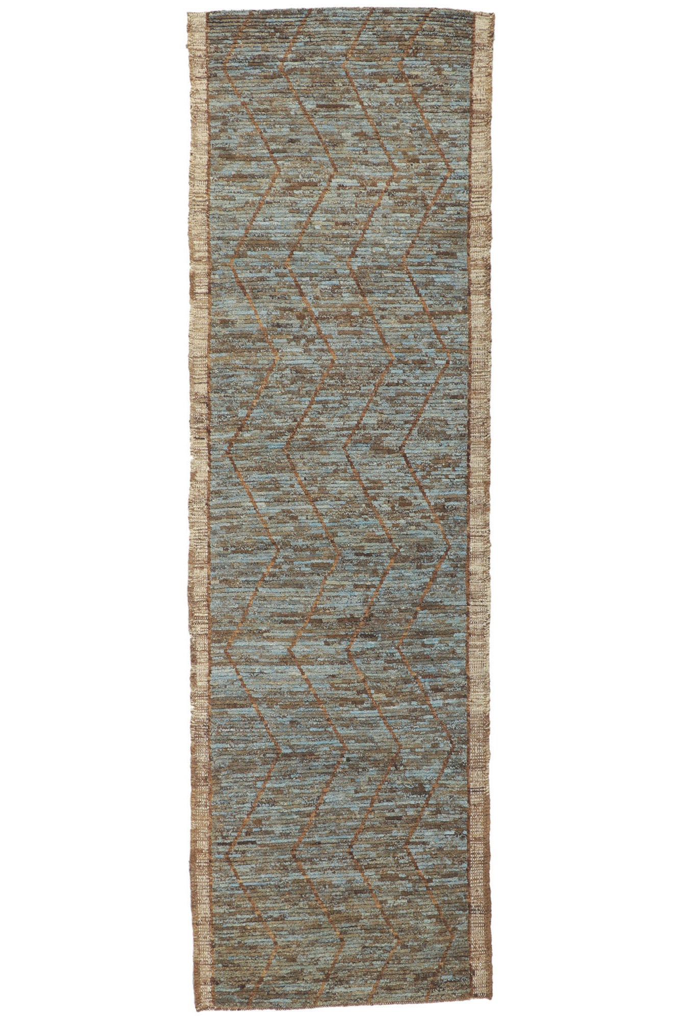 3 x 9 Earth-Tone Moroccan Runner 80765