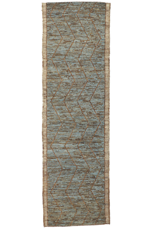 3 x 9 Earth-Tone Moroccan Runner 80765