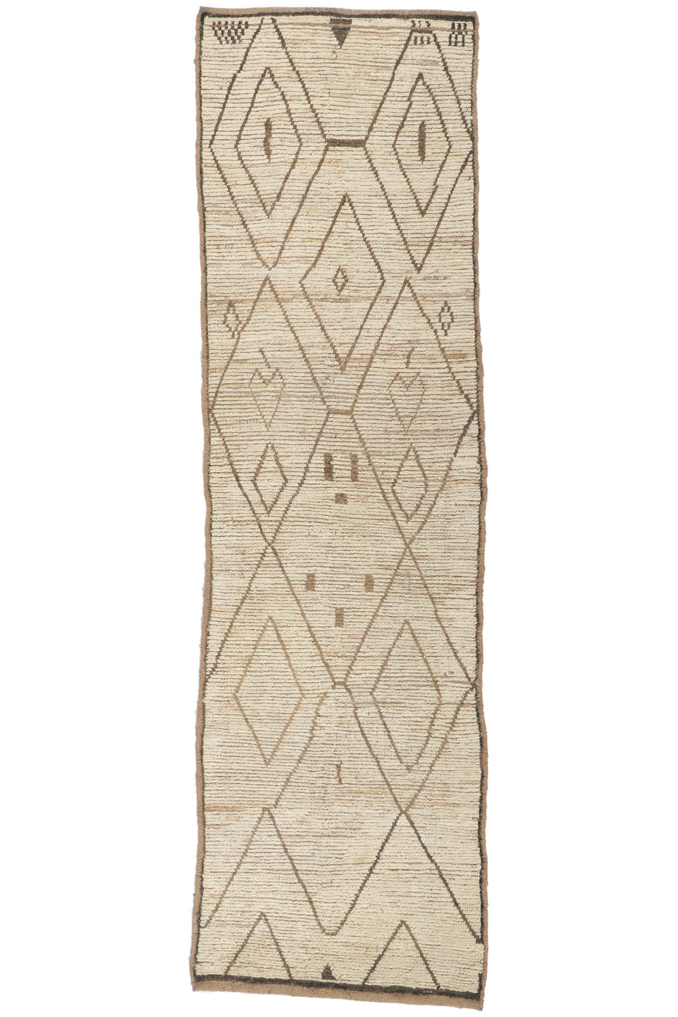3 x 9 Earth-Tone Moroccan Runner 80757