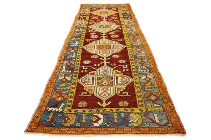 3 x 9 Vintage Turkish Oushak Rug 73673