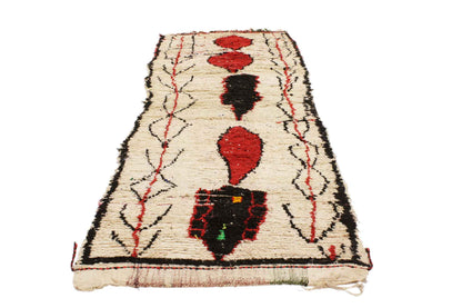 4 x 10 Vintage Moroccan Azilal Runner 20372