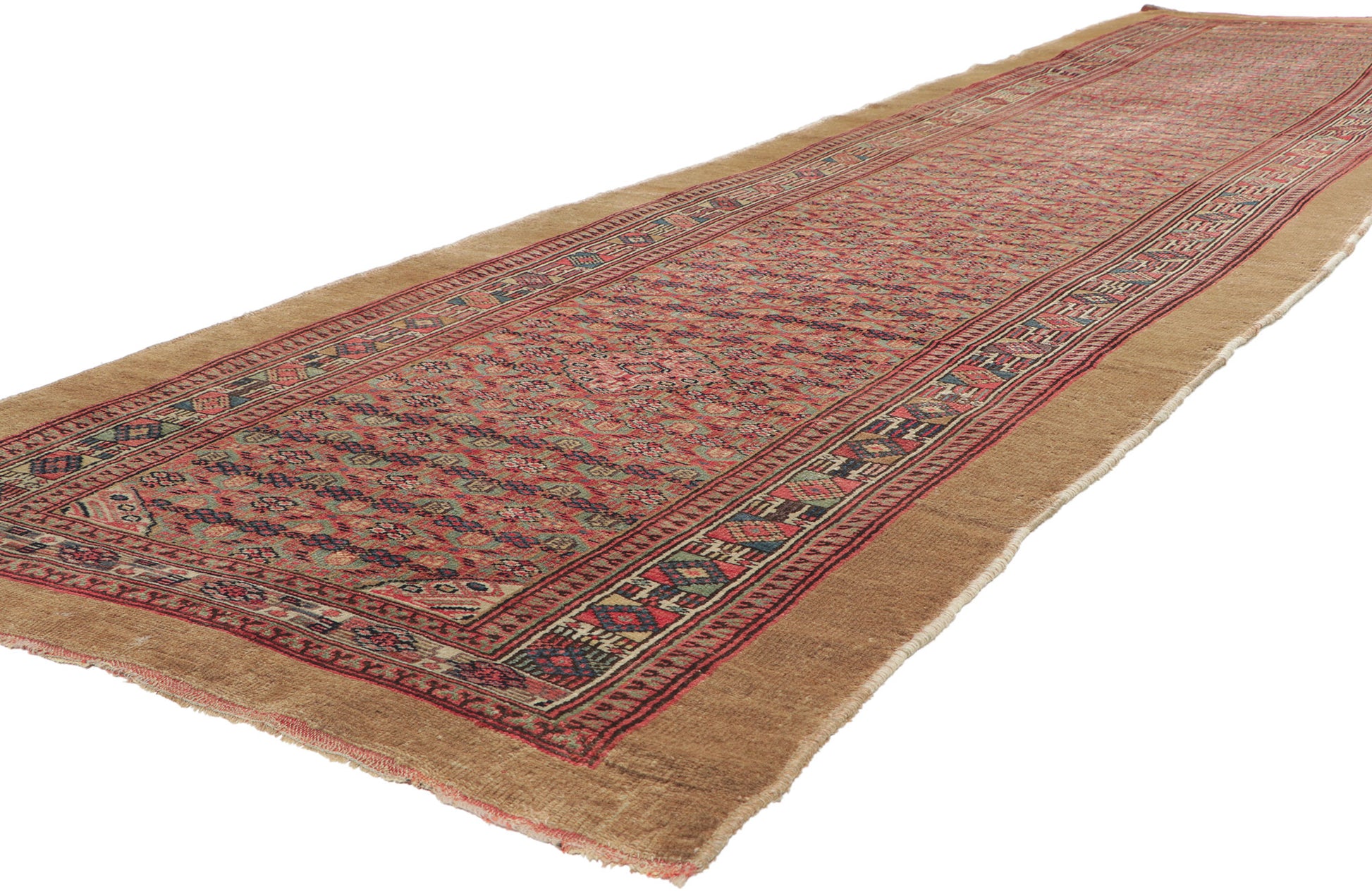 4 x 14 Antique Persian Malayer Runner 78522