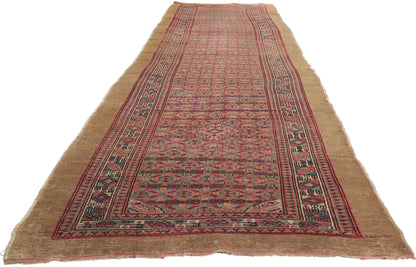 4 x 14 Antique Persian Malayer Runner 78522