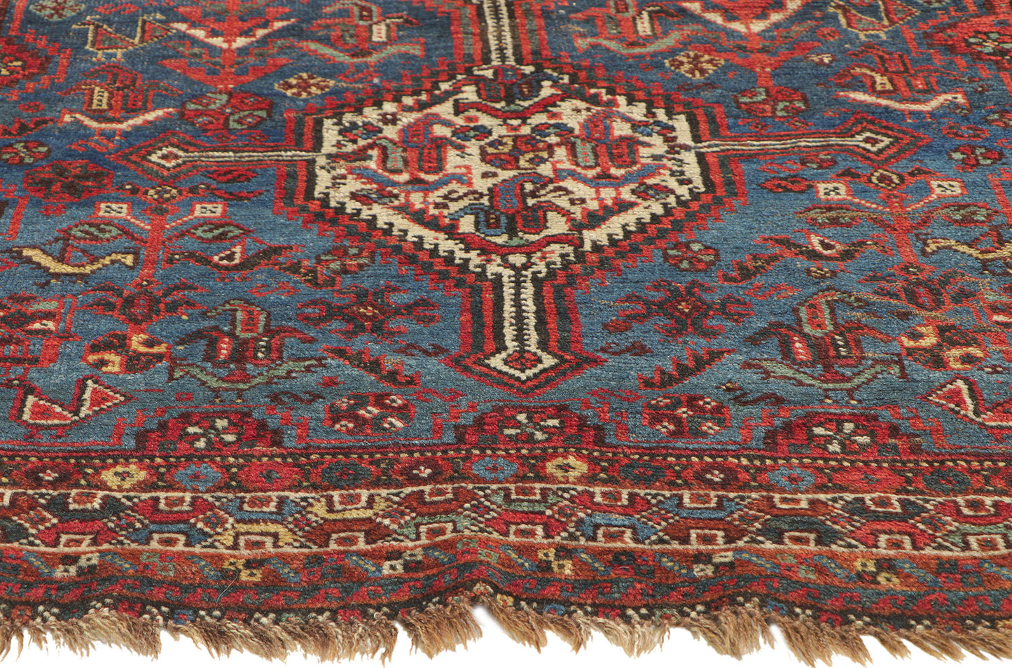 4 x 5 Antique Persian Shiraz Rug 78519
