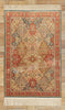 4 x 5 Vintage Turkish Silk Hereke Rug 78514