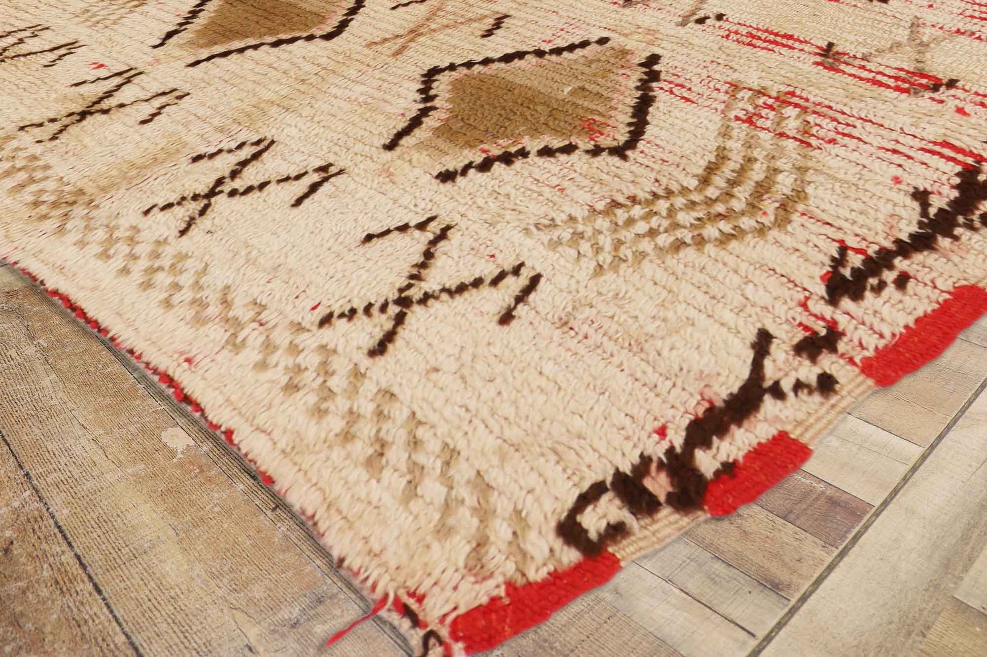 3 x 5 Vintage Moroccan Azilal Rug 74705