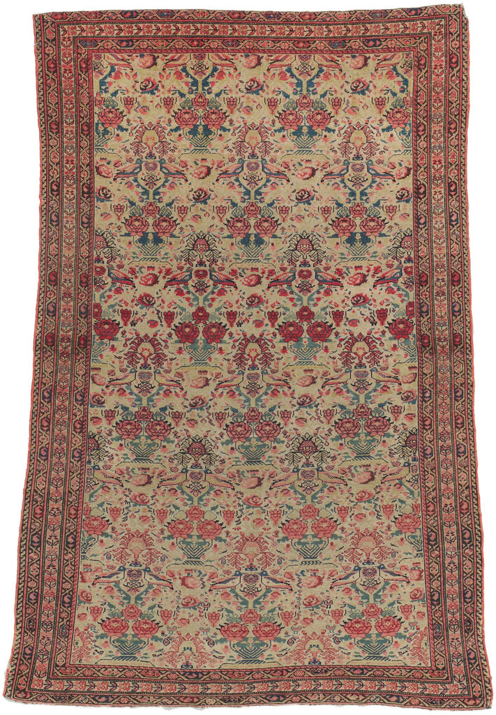 4 x 6 Antique Persian Mishan Malayer Rug 78517