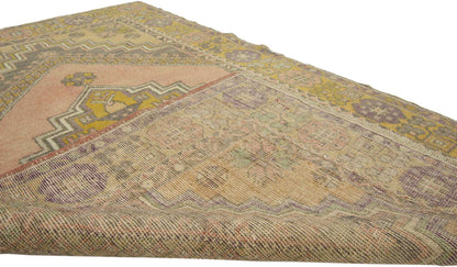 4 x 6 Vintage Turkish Oushak Rug 50071