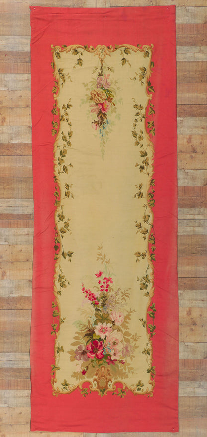 4 x 10 Antique French Aubusson Tapestry 72780