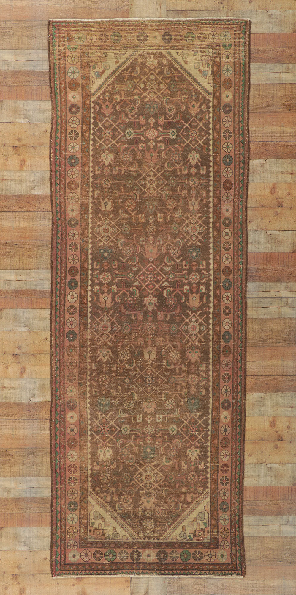 4 x 10 Antique Persian Hamadan Rug 77673
