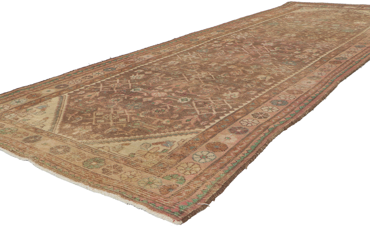 4 x 10 Antique Persian Hamadan Rug 77673