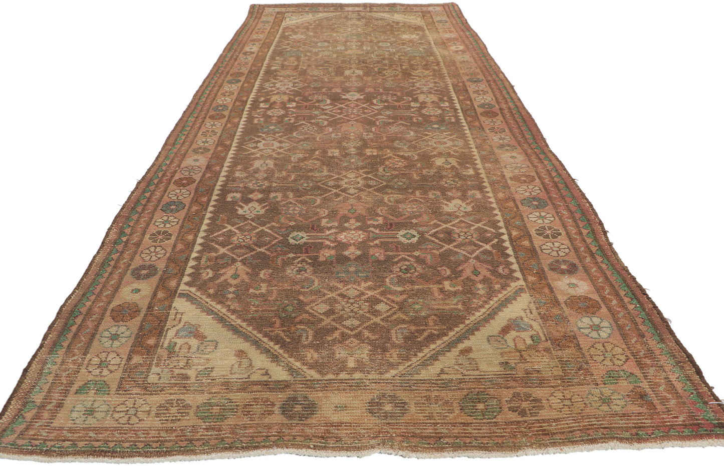 4 x 10 Antique Persian Hamadan Rug 77673