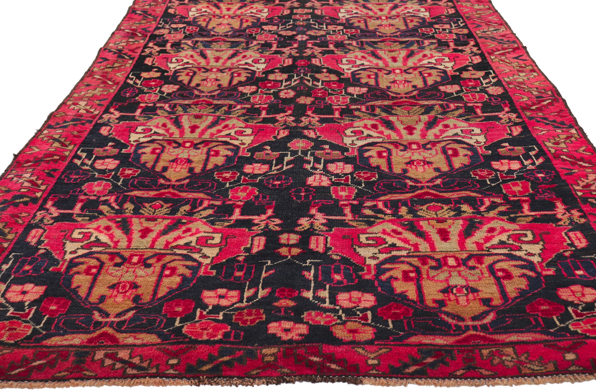 4 x 10 Antique Caucasian Karabagh Rug 61206