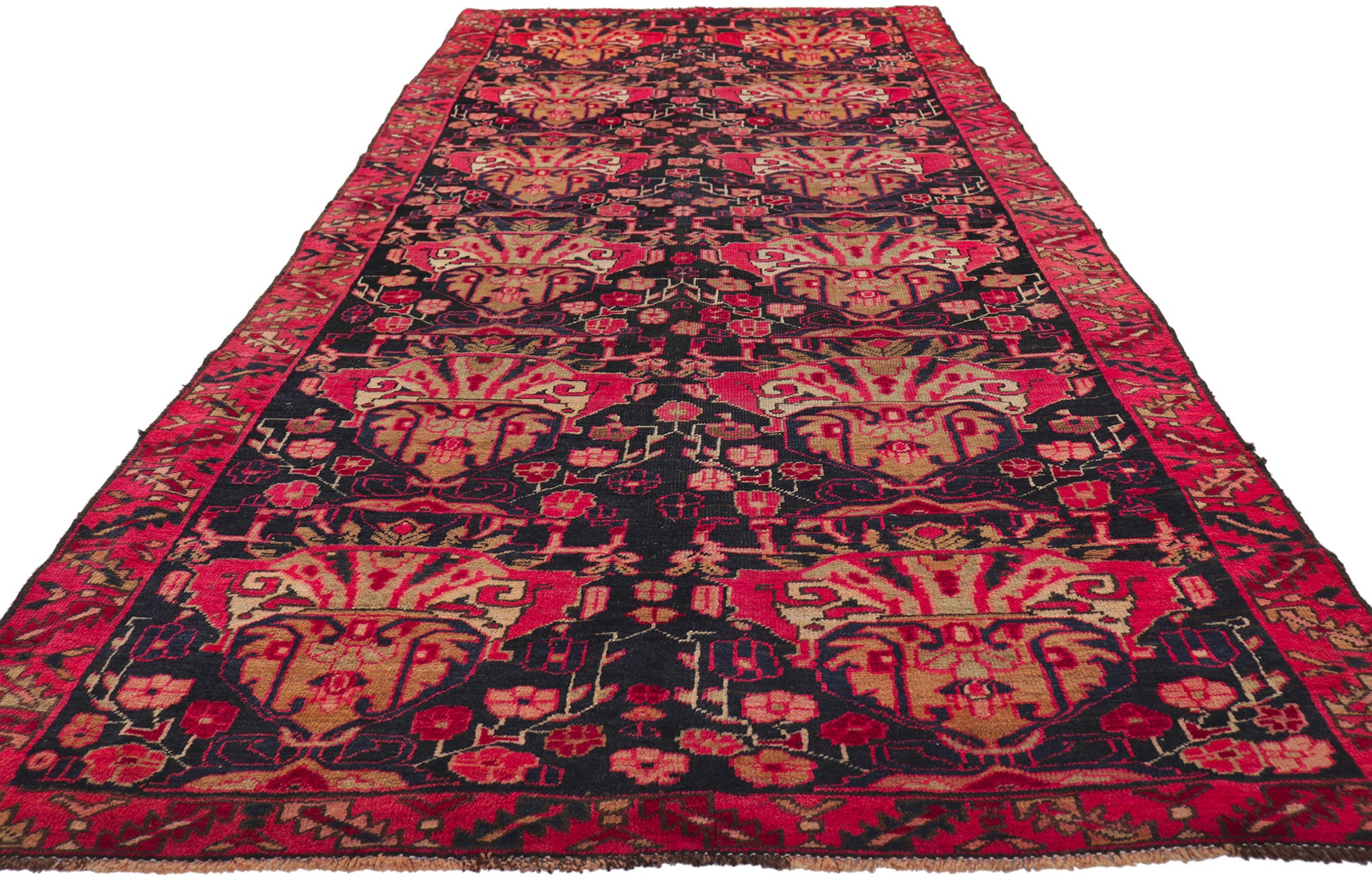 4 x 10 Antique Caucasian Karabagh Rug 61206