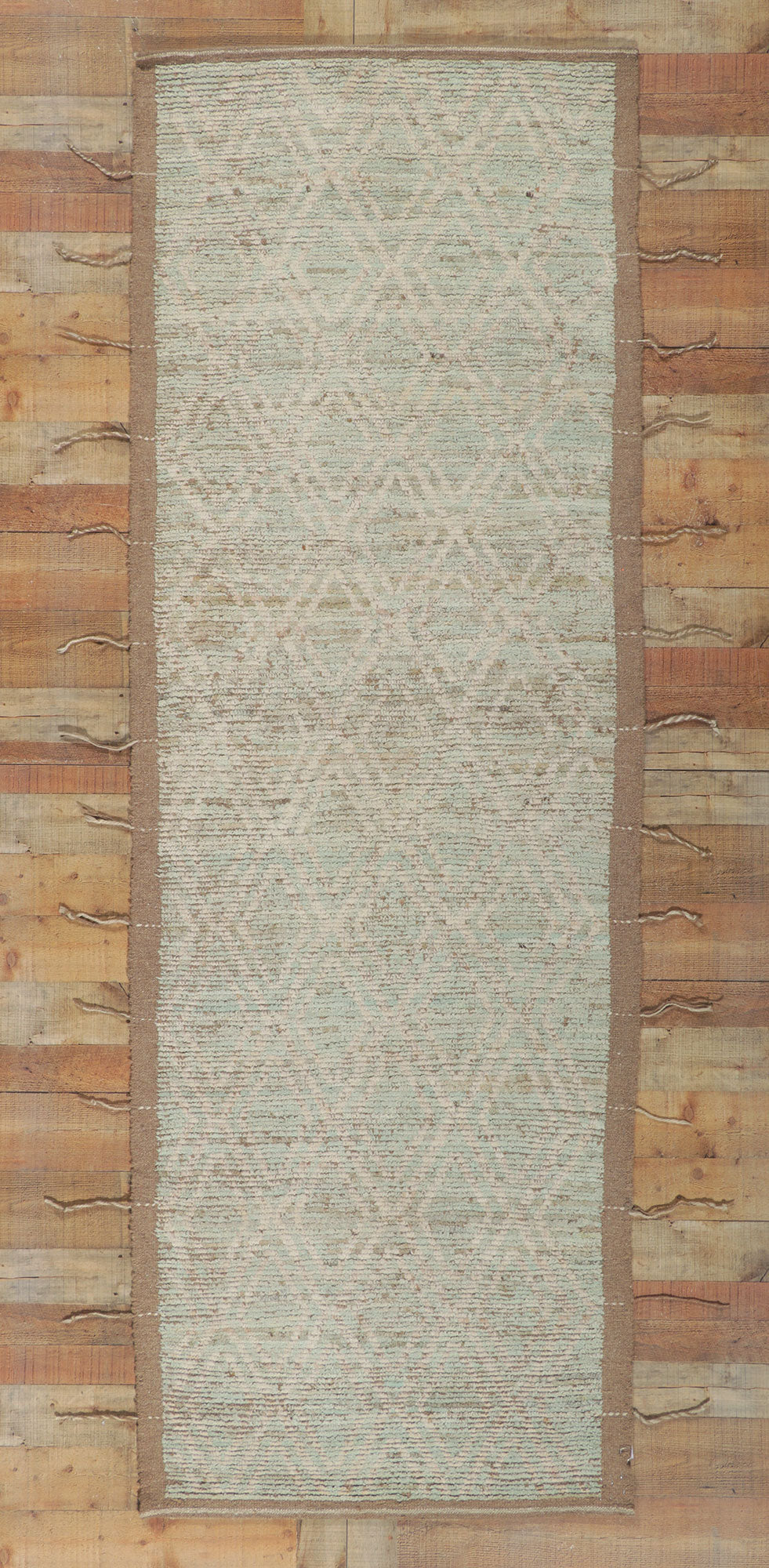 4 x 10 Earth-Tone Moroccan Runner 80764