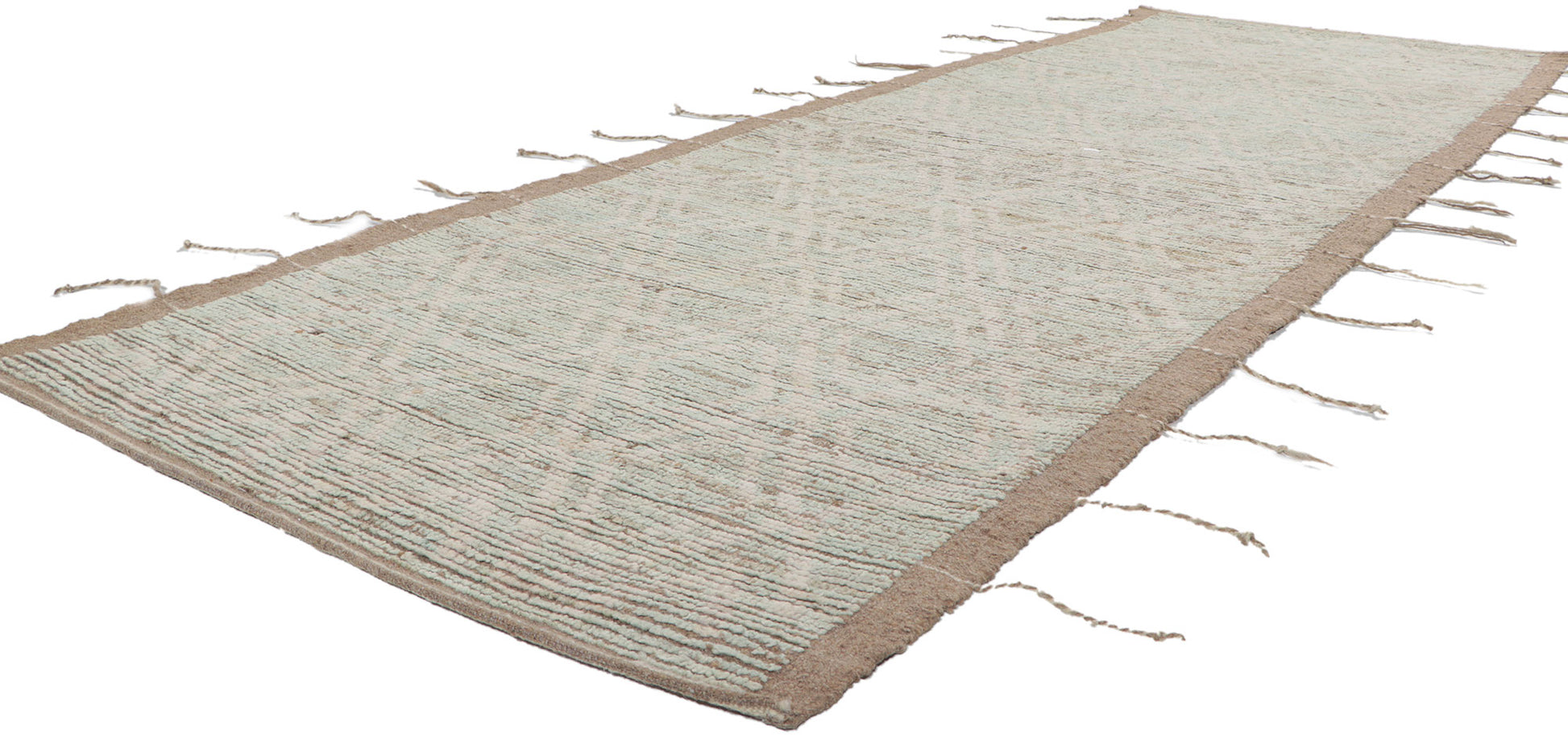 4 x 10 Earth-Tone Moroccan Runner 80764