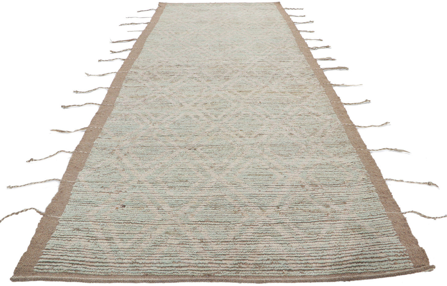 4 x 10 Earth-Tone Moroccan Runner 80764