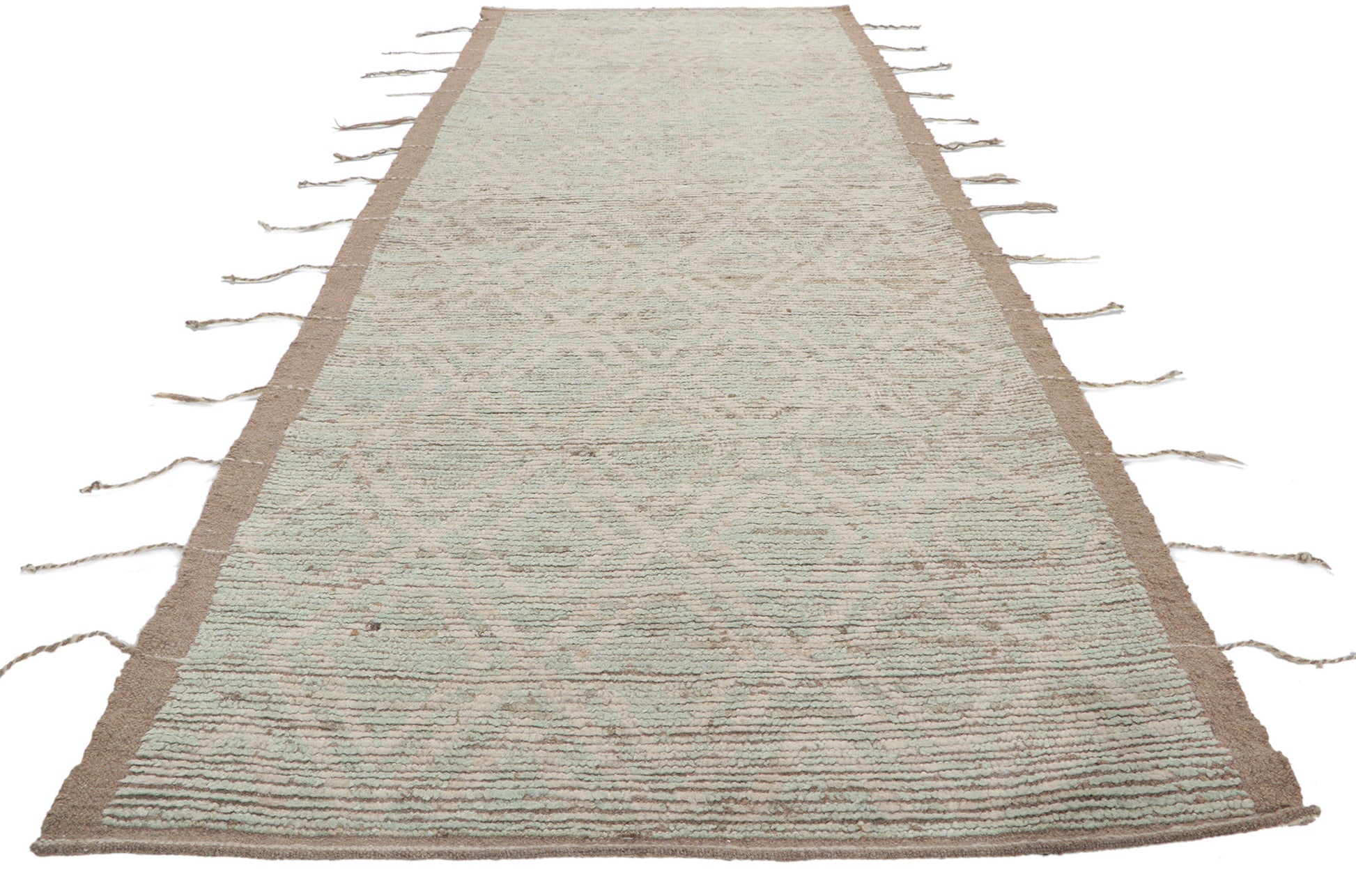 4 x 10 Earth-Tone Moroccan Runner 80764