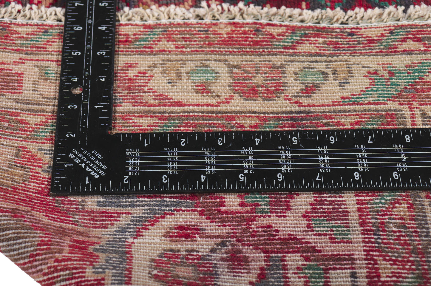 4 x 10 Vintage Persian Hosseinabad Runner 61218