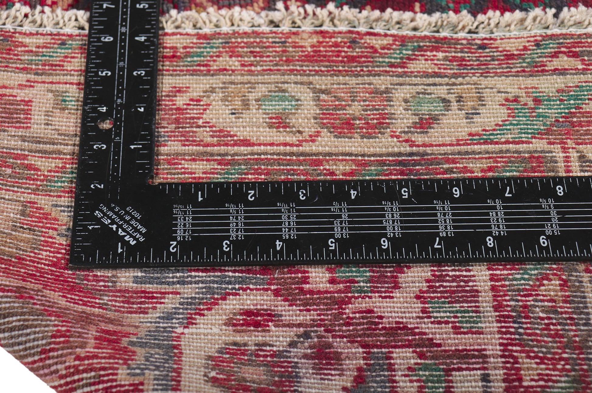 4 x 10 Vintage Persian Hosseinabad Runner 61218