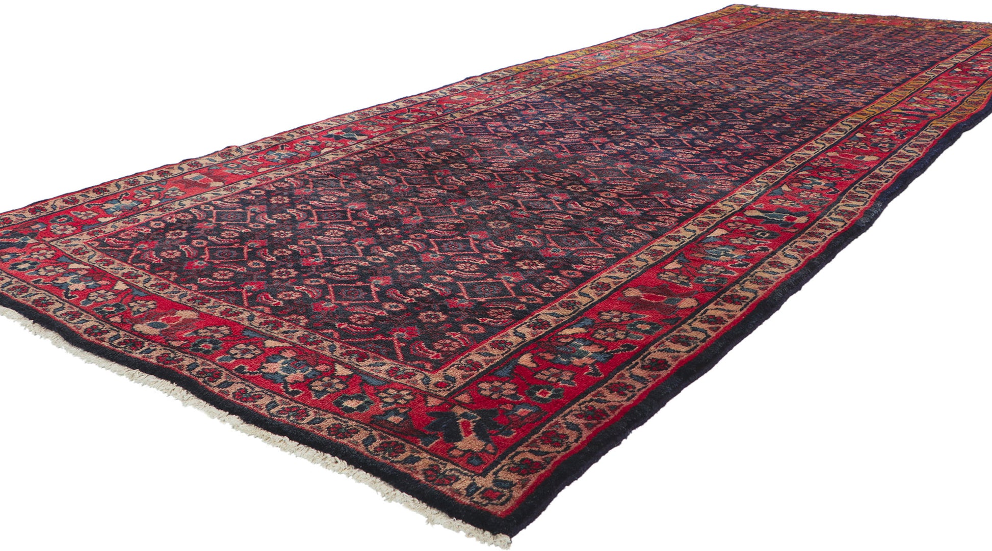 4 x 10 Vintage Persian Malayer Runner 61056