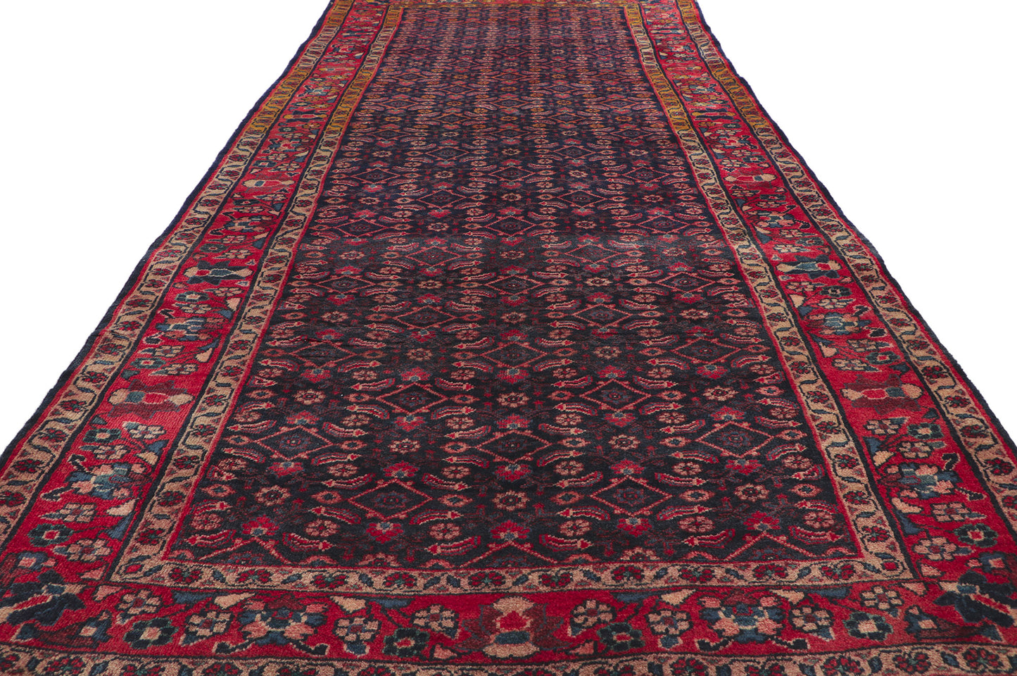4 x 10 Vintage Persian Malayer Runner 61056