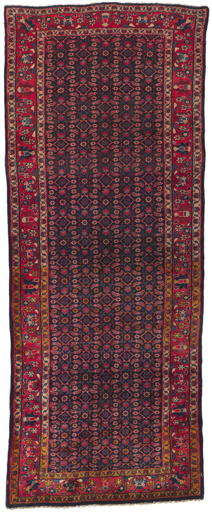 4 x 10 Vintage Persian Malayer Runner 61056