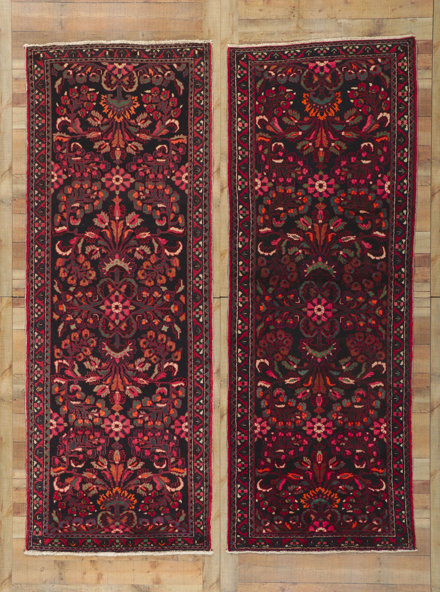 4 x 10 Vintage Persian Malayer Rug 61063