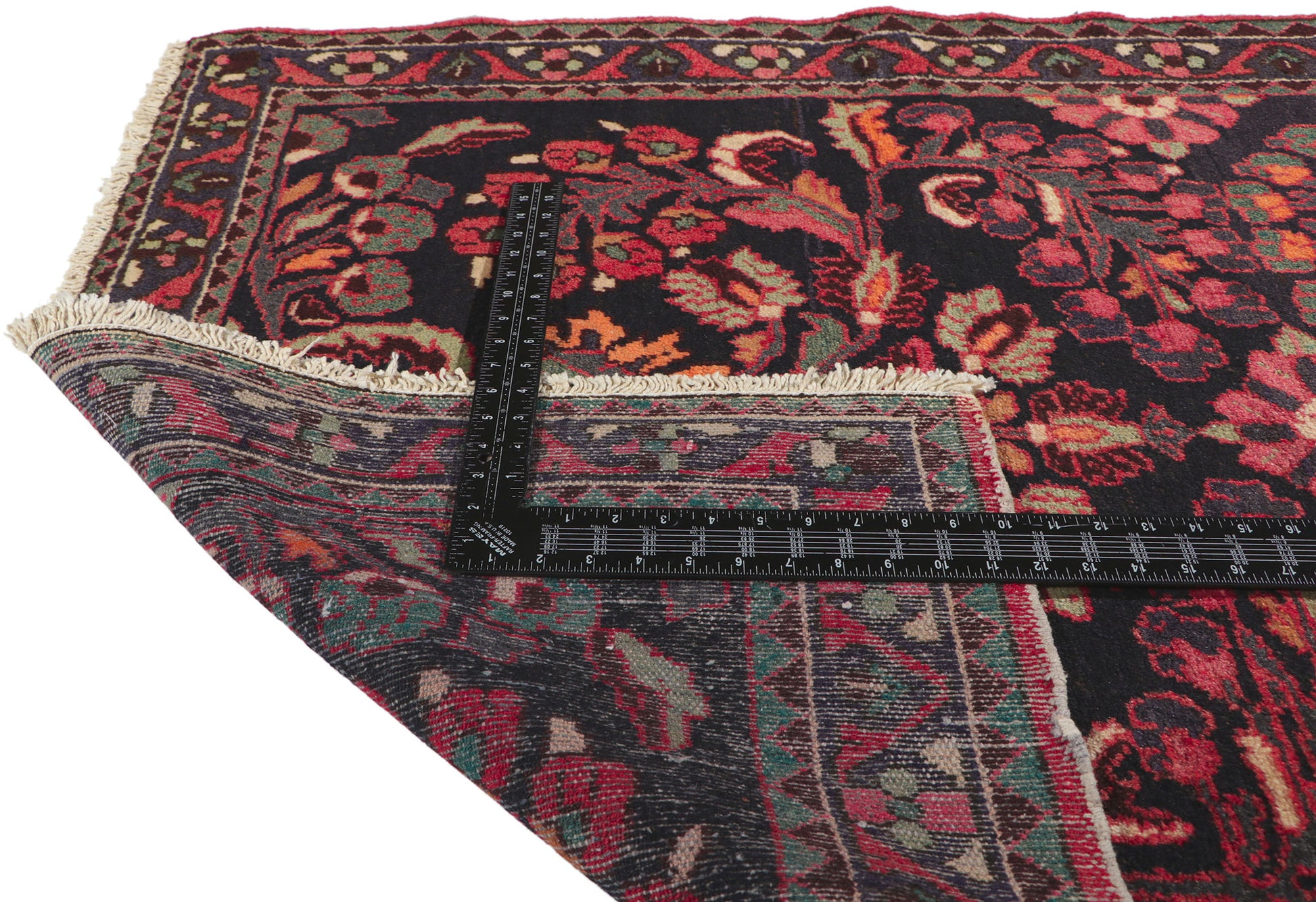 4 x 10 Vintage Persian Malayer Rug 61063