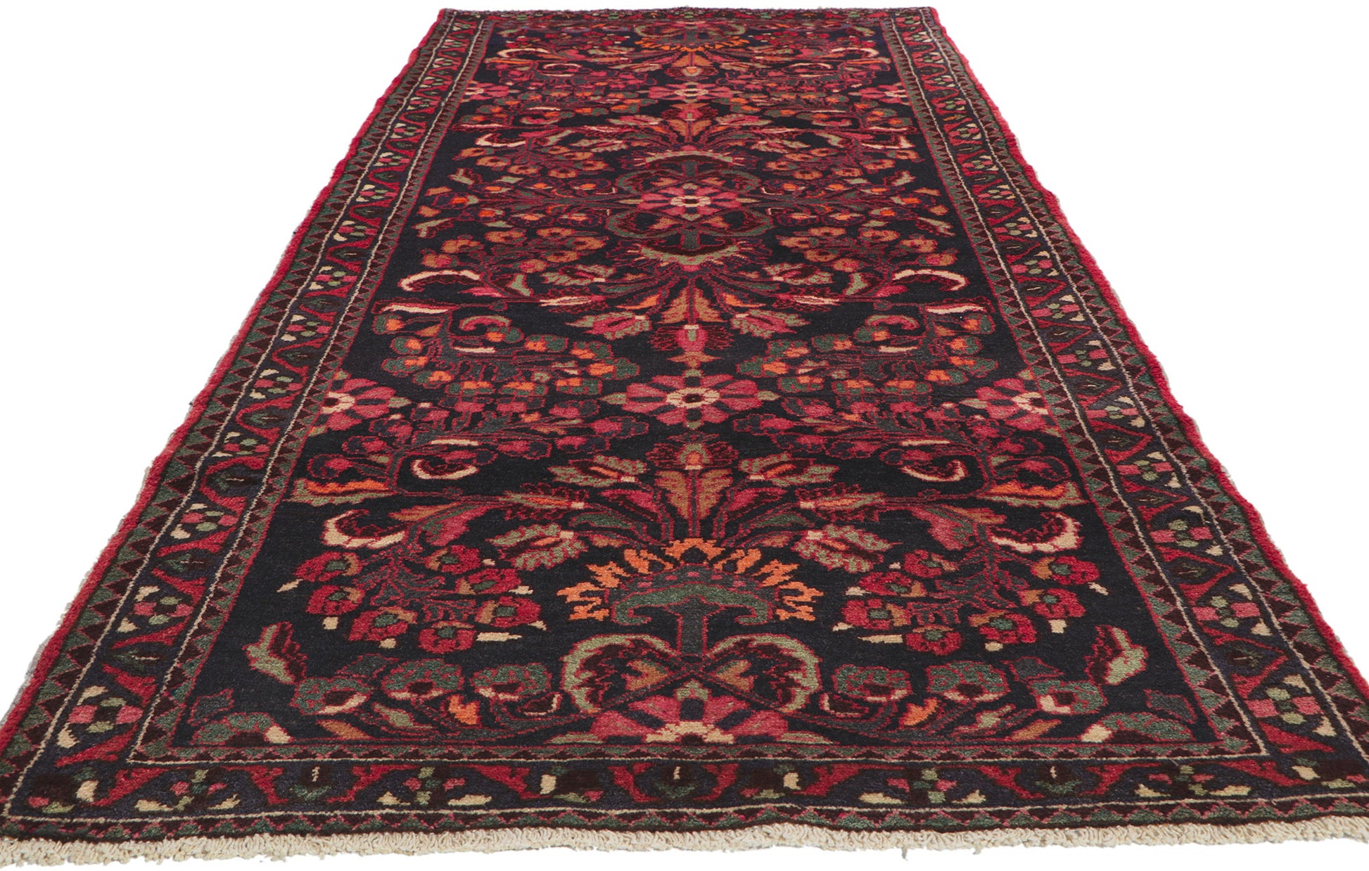4 x 10 Vintage Persian Malayer Rug 61063