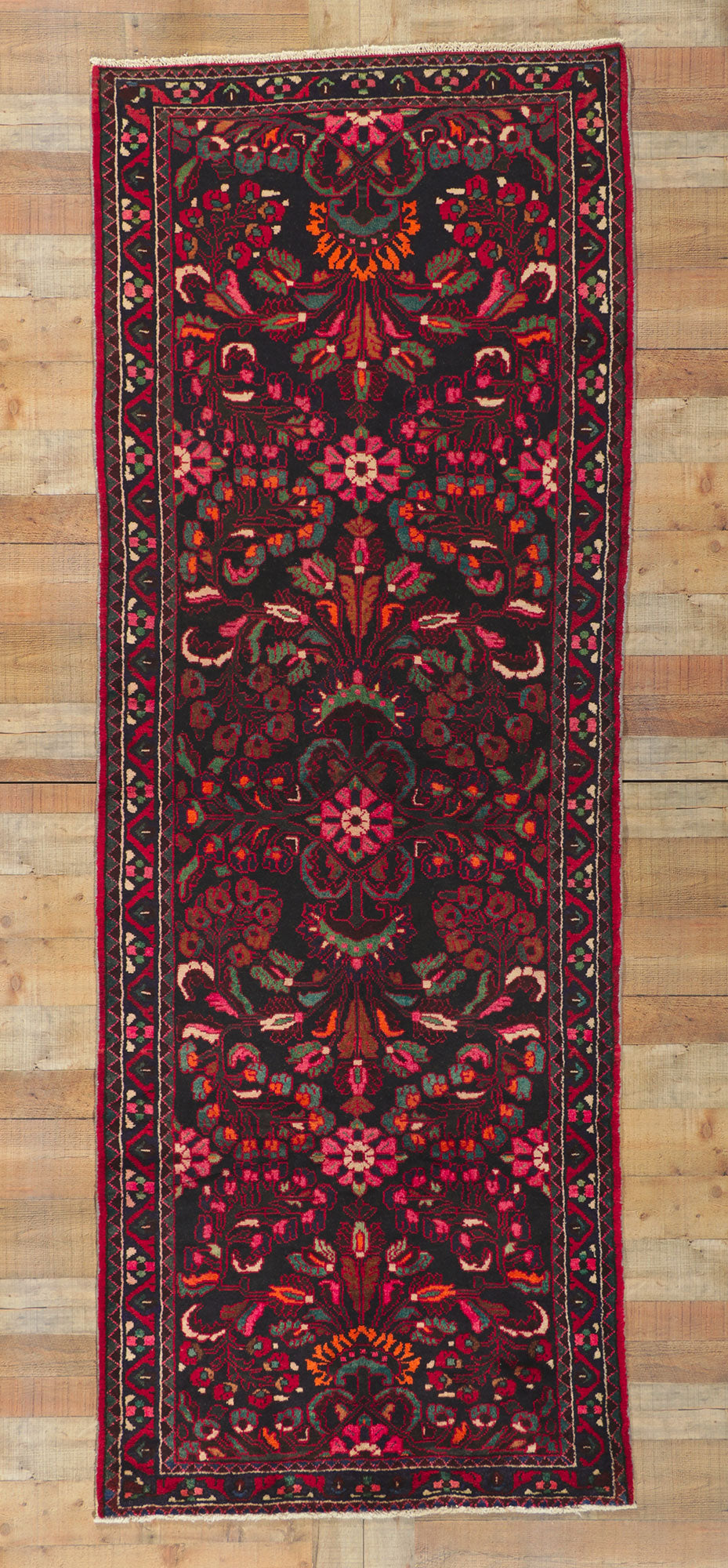 4 x 10 Vintage Persian Malayer Rug 61068