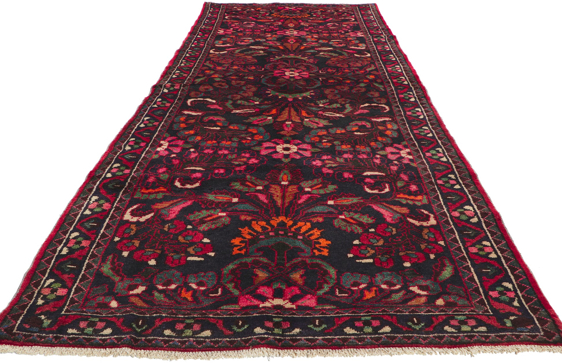 4 x 10 Vintage Persian Malayer Rug 61068