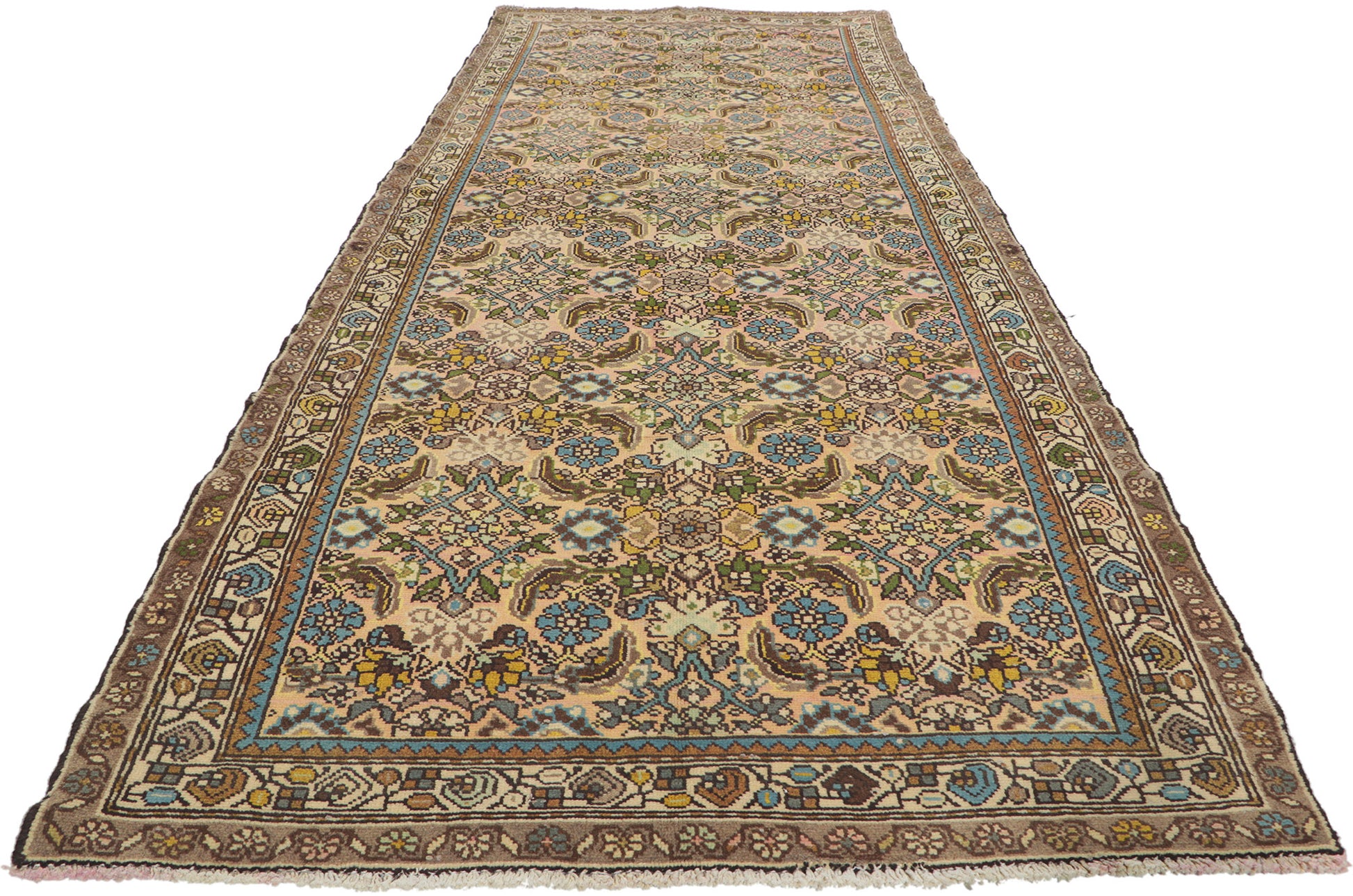 4 x 10 Vintage Persian Malayer Runner 61163