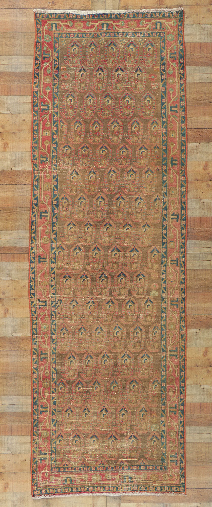 4 x 11 Antique Persian Malayer Runner 61086