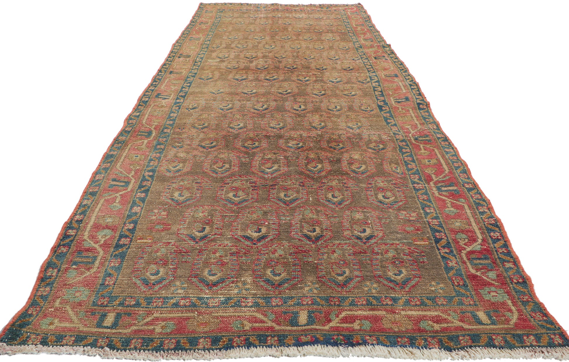 4 x 11 Antique Persian Malayer Runner 61086