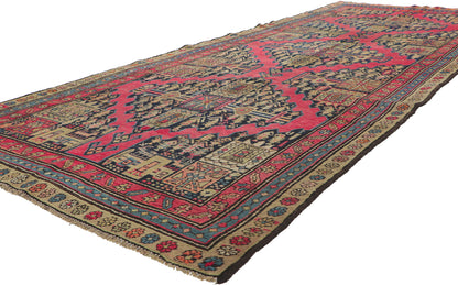 4 x 11 Antique Persian Shiraz Rug 61080
